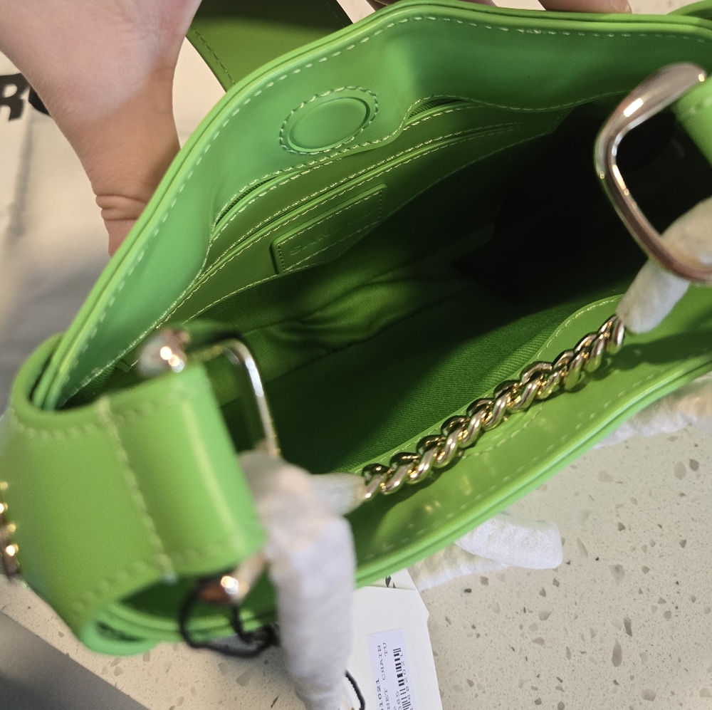 Sandro Sweet Janet Chain Bag Vert Pomme - Picture 3 of 3